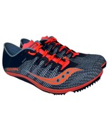 Saucony Running Shoe Womens 8.5 Endorphin 2 Cleats S19046-1 Track Blue Pink - $75.81 CAD