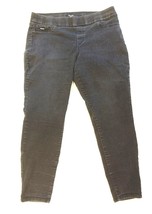 Nine West Jeans Womens Size 16 Black Pull On Skinny Denim Jeggings Elast... - $9.85