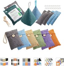 Bamboo Charcoal Air Purifying Bags - 14 Pack for Moisture Control &amp; Odor... - $56.38