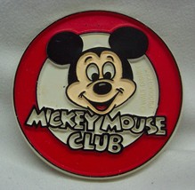 Vintage Walt Disney MICKEY MOUSE CLUB Round Pin Button 1980&#39;s - $24.74