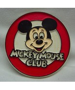 Vintage Walt Disney MICKEY MOUSE CLUB Round Pin Button 1980&#39;s - £19.46 GBP