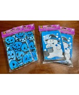 NEW 40 Halloween Ghost &amp; Pumpkins Paper Treat bags Paper Magic lot of 4 ... - $19.99