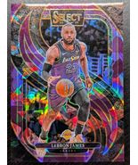 2024-25 Select Premier Level LeBron James #111 Purple Cracked Ice Prizm ... - $53.44