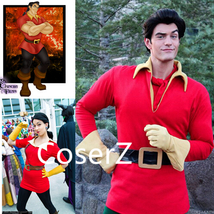 Custom Beauty and the Beast Cosplay Costume Gaston Costume with Top Glov... - £67.73 GBP