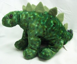 Wild Republic Very Nice Soft Green Stegosaurus Dinosaur 13&quot; Plush Stuffed Animal - £15.58 GBP