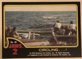 Jaws 2 Trading cards Card #36 Circles - £1.59 GBP