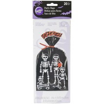 Wilton W0428 Party Bags, 4-Inch by 9.5-Inch, Grave, 20-Pack - £4.59 GBP