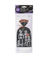 Set of 4 Wilton Skeleton Grave Party Bags, 4&quot; x 9 1/2&quot; Total of 80 Bags - $244.08 MXN