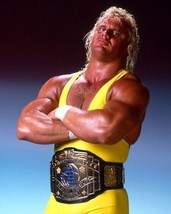 MR PERFECT 8X10 PHOTO WRESTLING PICTURE WWE AWA CURT HENNIG WITH BELT - £3.88 GBP