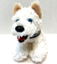 Rare Jaag Plush Eskimo Joes Plush Soft White Puppy Dog Stuffed Animal 7&quot; - £13.23 GBP