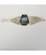 Handmade Bracelet Azul Turquesa by Tendencia Natural Cream Silver Art to... - $449.29 MXN