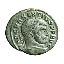 Roman Coin Maxentius Follis Ostia AE23mm Head / Dioscuri 03978 - £39.56 GBP
