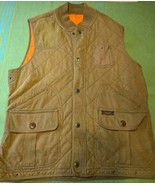 Polo Ralph Lauren RL Guide Wear Brown Cargo Vest Orange Lining Mens XL Q... - £45.91 GBP