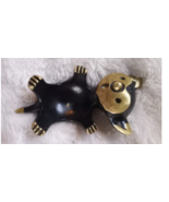 Cast Iron Cat Sculpture by Taxco of Mexico Signed Hecho - $135.00