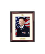 Engraved Photo Frame Personalize Plaque Matted 8x10 USAF Army USMC Navy ... - $124.99