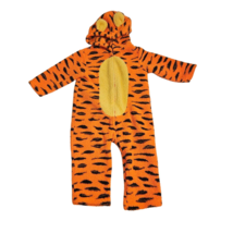 Tiger Tigger Fleece Costume Size 24 Months Halloween Costume Hood Tail Warm - £11.72 GBP
