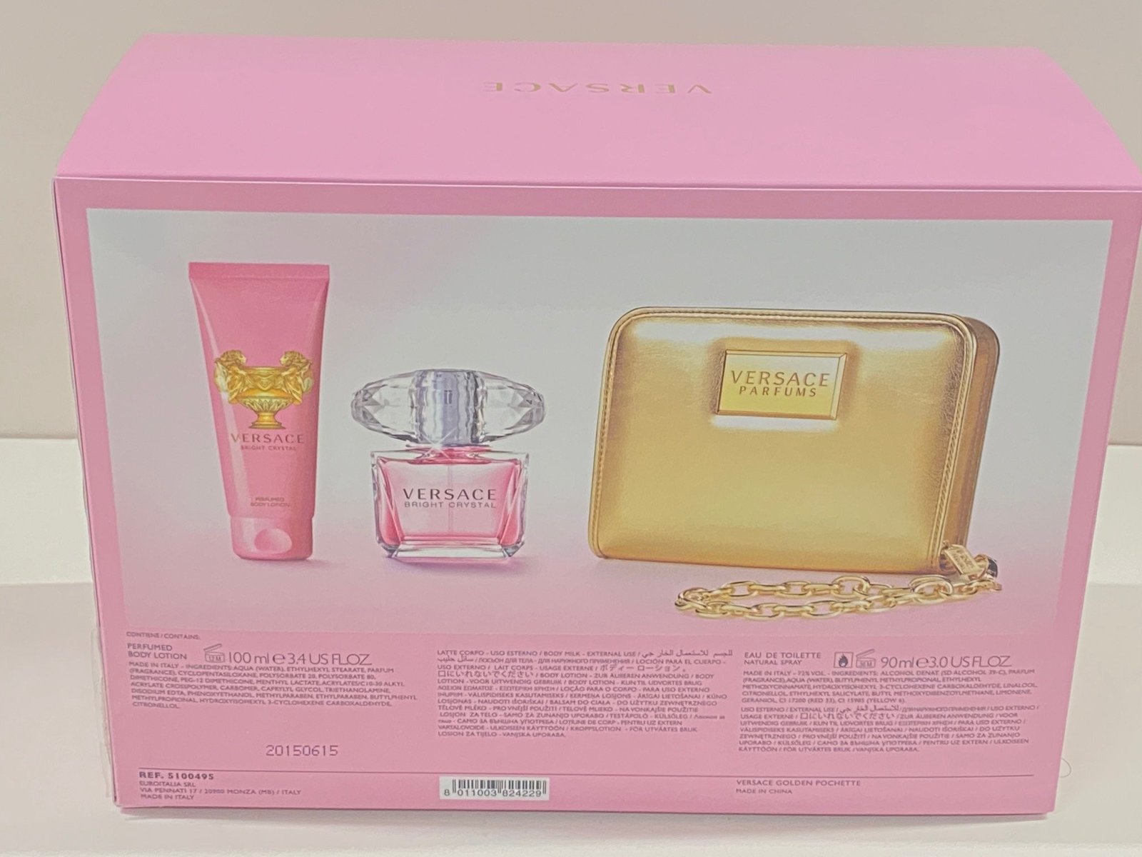 Versace Gold Bright Crystals Box 3PCS in Set For Women - NEW WITH BOX Item image 4