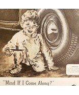 1946 Fisk Tires Safety Stripe Treads Fisk Boy Advertisement Automobilia ... - $462.01 MXN