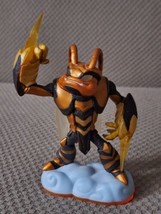 2012 Skylanders Giants Swarm Gold Bug Man Plastic Figure On Platform Activision - £2.39 GBP