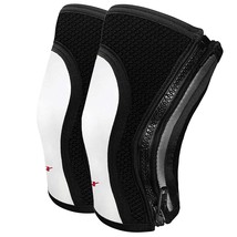 One Pair - Hernetix Premium Neoprene Zipper Knee Sleeves - Size Medium - £31.06 GBP
