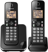 Expandable Cordless Phone System From Panasonic, Model Kx-Tgc352B, With 2 - £40.85 GBP