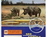See Africa By Car Brochures and Itinerary Hertz 1970 United Touring  - $27.72