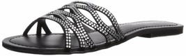 Madden Girl Women&#39;s Sunday Slide Sandal Multi/ Black Size 6.5 - £28.64 GBP