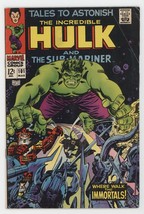 Tales To Astonish 101 Marvel 1968 FN Incredible Hulk Sub-Mariner 1st Des... - $49.50