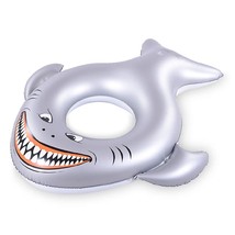 Inflatable Float 50 Inches Pool Float For S And Kids Megalodon Pool To - £25.36 GBP
