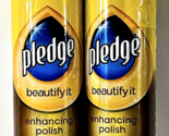 2 Pack Pledge Beautify It Enhancing Polish Shines Protects Wood Classic ... - £20.53 GBP