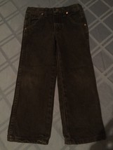 Wrangler jeans vintage classic Boys Size 4 Reg. black denim jeans wester... - $13.99
