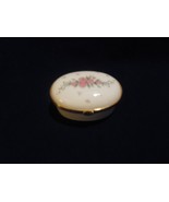 Lenox  24K Gold Trimmed Oval Floral Trinket Box - $14.80