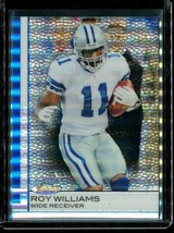 2009 Topps Finest Refractor Football Card #37 Roy Williams Dallas Cowboys - £8.75 GBP