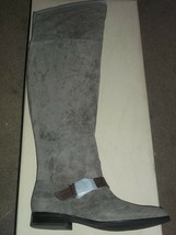 Franco Sarto L-TECH-STON WASH COW Tall Flat Riding Boots New - $214.99