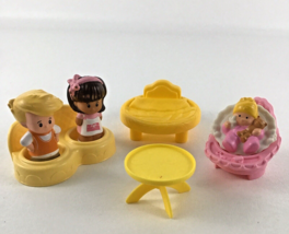 Fisher Price Little People Family Baby Lot Furniture Table Bed Couch Sofa Figure - £15.53 GBP