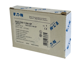 New Eaton FAZ-C20/1-NA-SP / 167137 Moeller Series 20A Circuit Breaker 1P 277VAC - £47.69 GBP