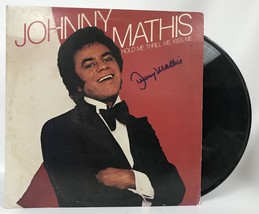 Johnny Mathis Signed Autographed &quot;Hold Me, Thrill Me, Kiss Me&quot; Record Album - CO - £39.32 GBP