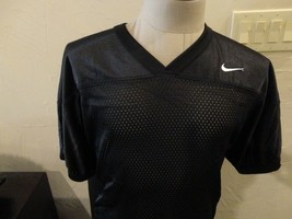 Black Nike Polyester Football Blank Jersey Adult S Very Good Condition  - £18.58 GBP