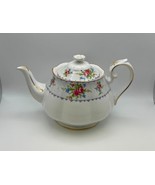 Royal Albert Bone China PETIT POINT Teapot with Lid - £133.67 GBP