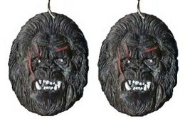 Funky King Kong Sasquatch Earrings Ape Gorilla Movie Character Costume Jewelry - £5.56 GBP