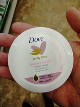 Dove Beauty Cream Body Love Body Face Skin Nourish &amp; Moisturizer 2.53 fl.oz 75ml - £4.48 GBP