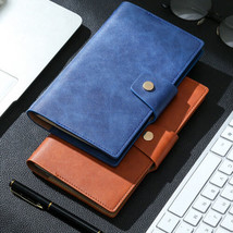 Small A6 PU Leather Journal Notebook Lined Blank Paper Writing Diary 120 Pages - £16.83 GBP