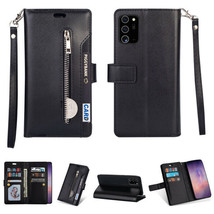 Leather wallet FLIP MAGNETIC BACK cover Case Samsung Galaxy Note 20 / 20 Ultra - $52.97