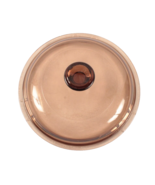 Visions Pyrex Replacement lid V 1C A Fits 1 Quart Vintage Amber Very Good - $14.01
