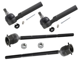 4 Pcs Steering Parts Fit Ford Mustang SVT Cobra Inner Outer Tie Rods Both Sides - £42.92 GBP