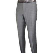 Men Suit BERLUSCONI Turkey Italian Wool 180's Glenn Plaid K230-12 Gray Blue image 11
