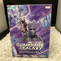 Guardians of the Galaxy Groot &amp; Rocket Racoon ARTFX STATUE 1/10 Scale Mo... - £35.37 GBP
