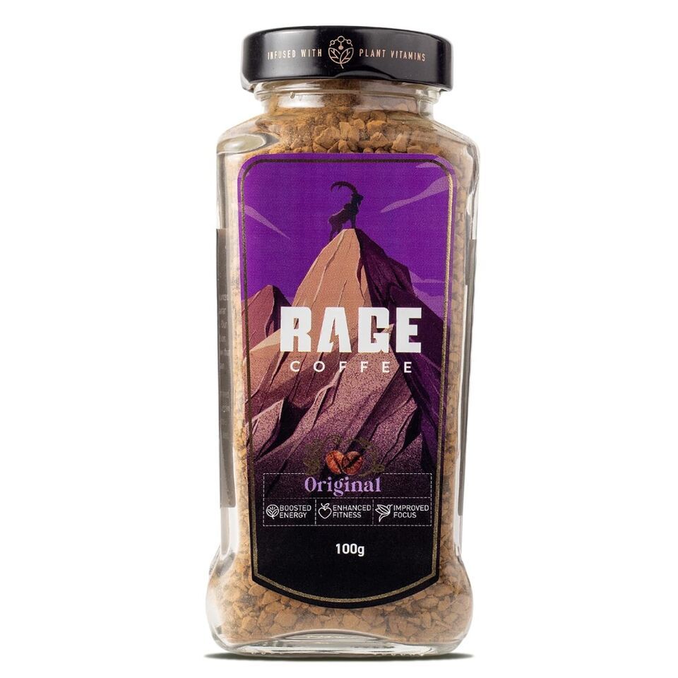 Rage Coffee - Premium 100% Ethiopian Arabica Instant Coffee  (Original Flavour) - $24.44