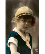 Boy, vintage, Art Deco postcard, gifts tinted, 1930 Circa, Vintage Postcard - $92.48 MXN
