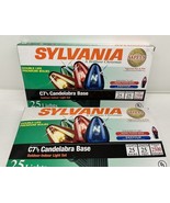 Sylvania S23250 C7 Candelabra Base Clear Multi Color Christmas Lights Lo... - €21,35 EUR